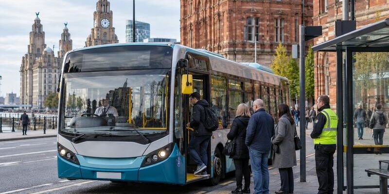 Liverpool city bus network