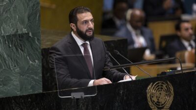 Ahmed al-Sharaa told the UN that Syria supports security talks