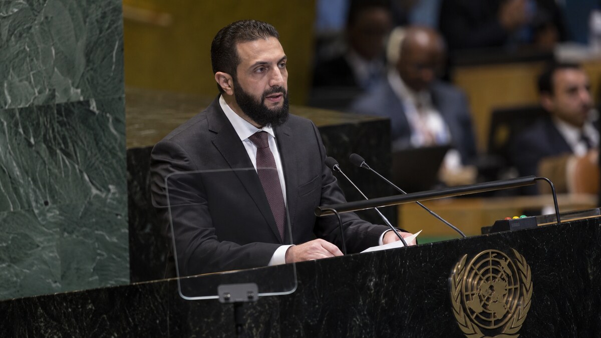 Ahmed al-Sharaa told the UN that Syria supports security talks
